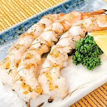 Amazon.co.jp: 築地の王様 伸ばし生海老 （26/30・20尾）丁寧な